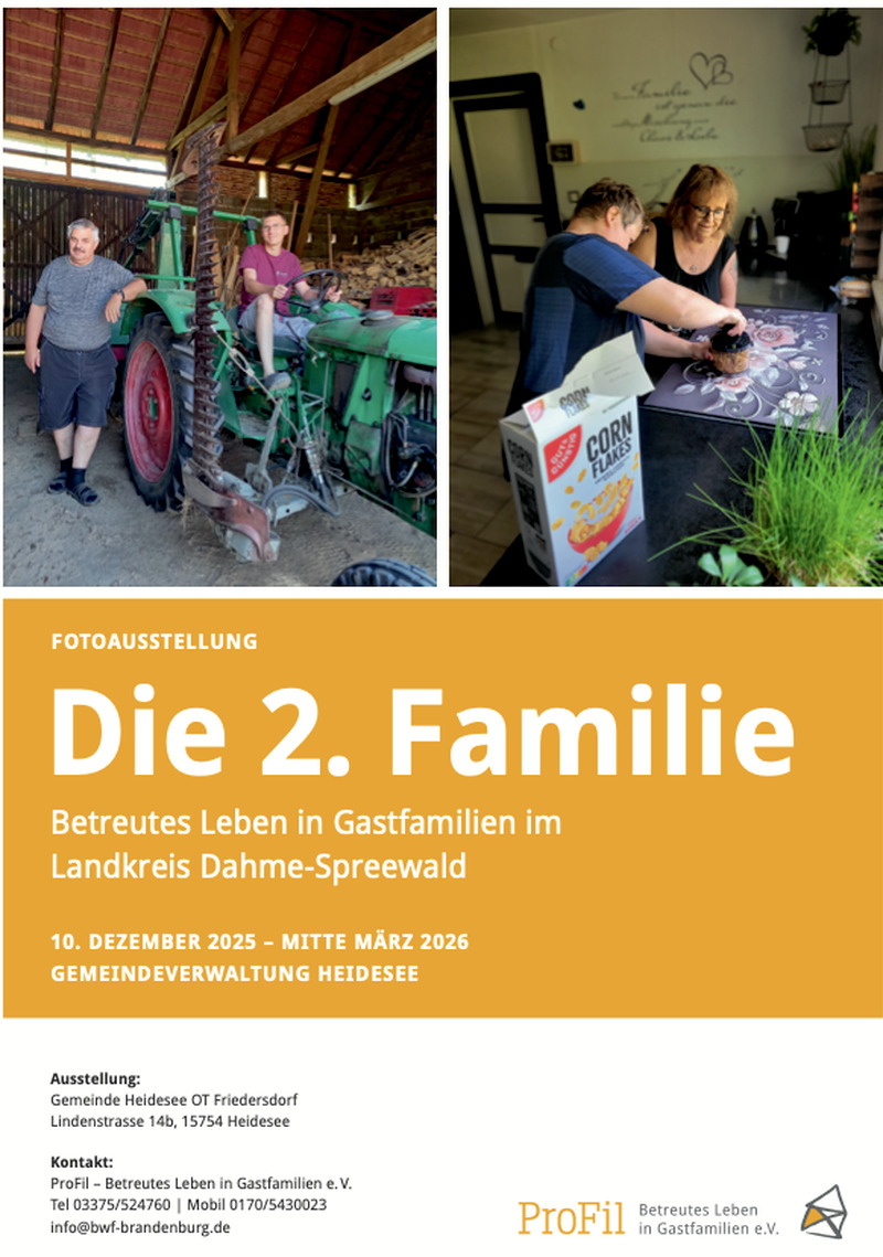 Fotoausstellung: Betreutes Leben in Gastfamilien, Schenkenländchen Fotoausstellung: Betreutes Leben in Gastfamilien, Schenkenländchen